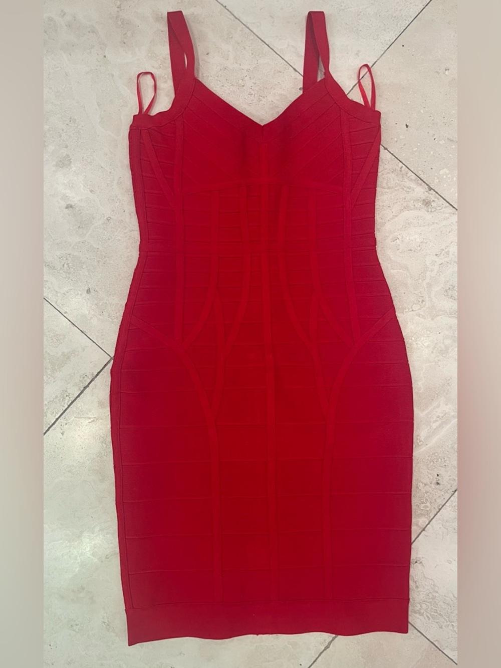 Women’s Red Bandage Bodycon Dress